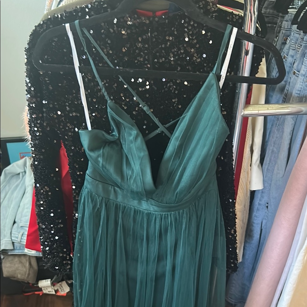 Lulu's Teal Wedding Dress